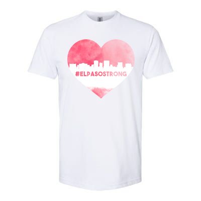 #El Paso Strong Texas Skyline Heart Softstyle CVC T-Shirt