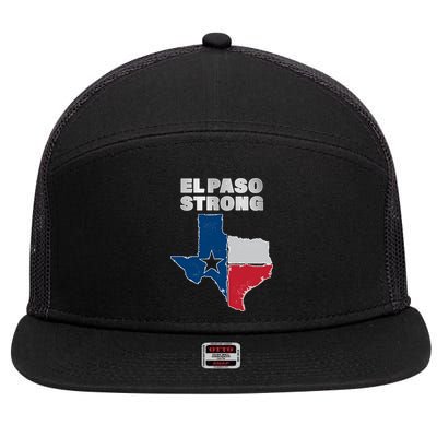 El Paso Strong Texas State 7 Panel Mesh Trucker Snapback Hat