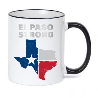 El Paso Strong Texas State 11oz Black Color Changing Mug