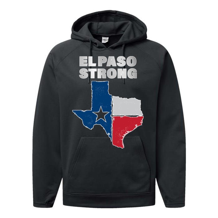 El Paso Strong Texas State Performance Fleece Hoodie