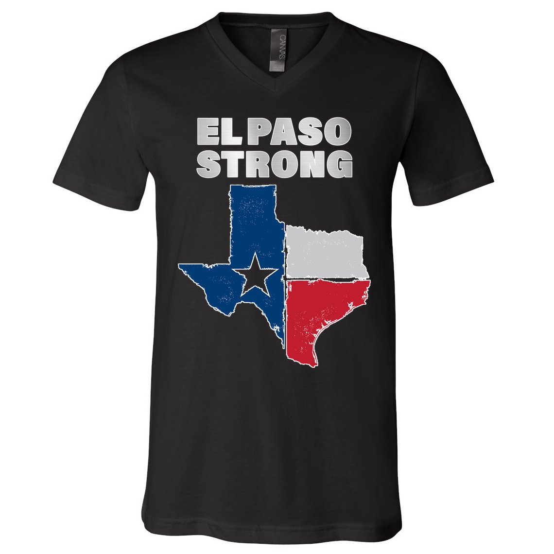 El Paso Strong Texas State V-Neck T-Shirt