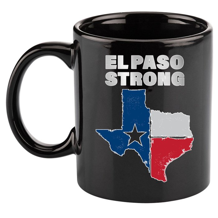 El Paso Strong Texas State 11oz C Handle Ceramic Mug