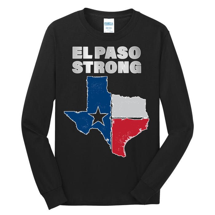 El Paso Strong Texas State Tall Long Sleeve T-Shirt