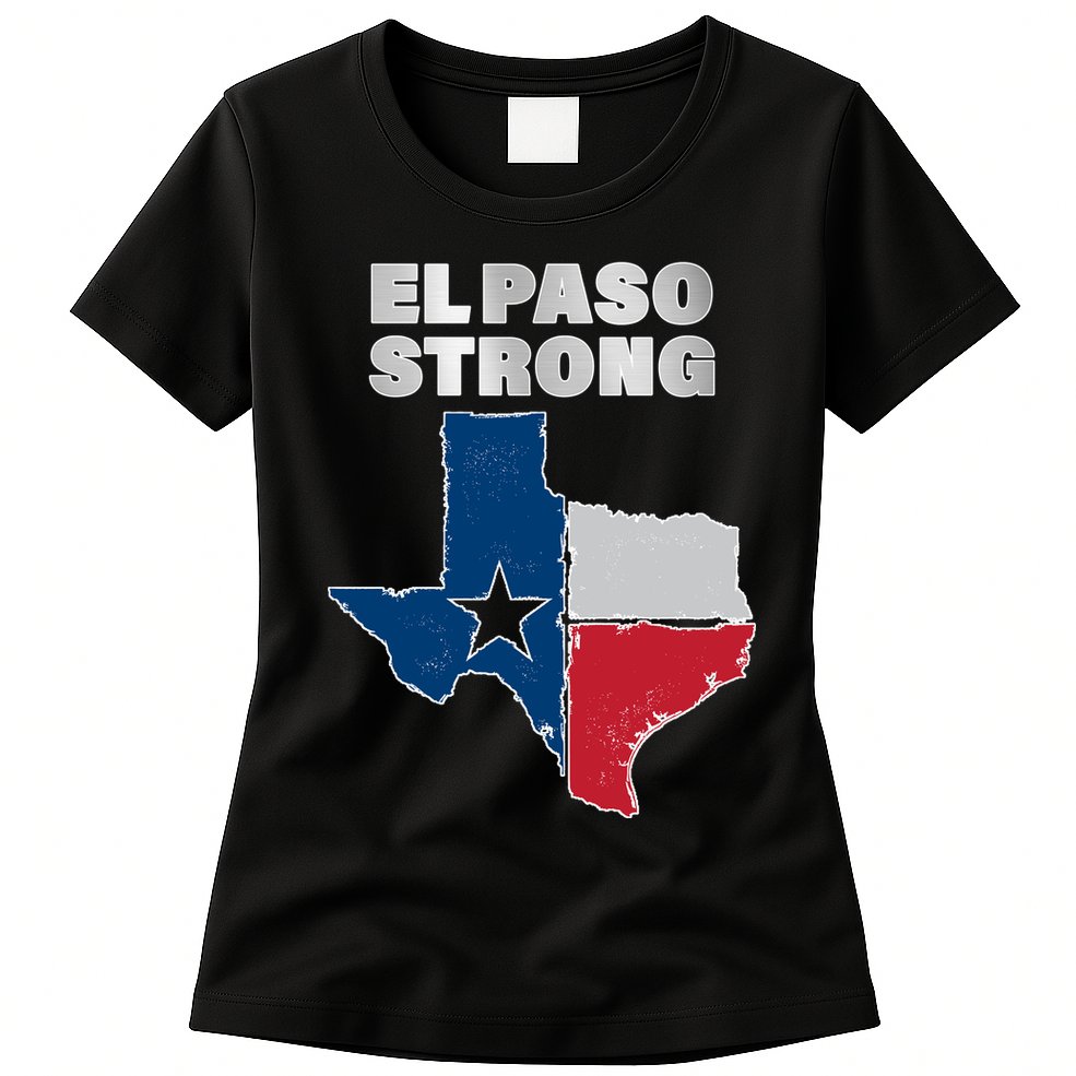 El Paso Strong Texas State Womens T-Shirt