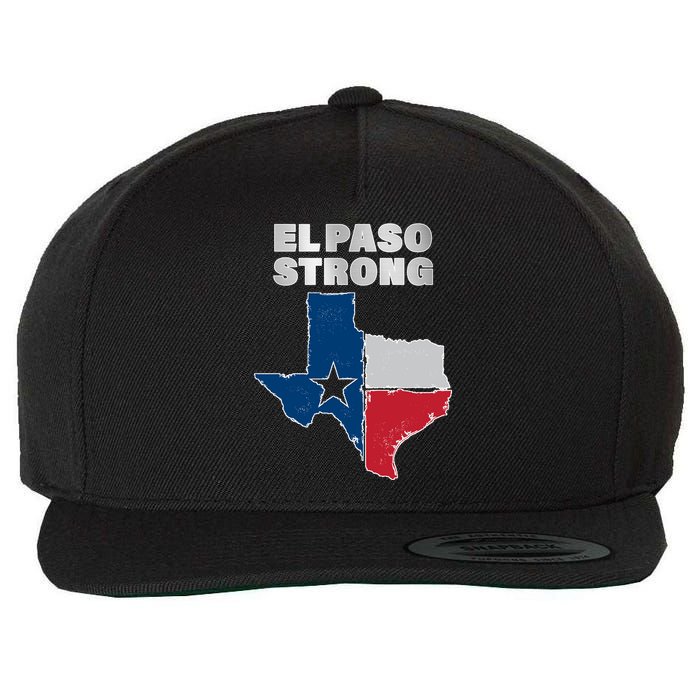 El Paso Strong Texas State Wool Snapback Cap