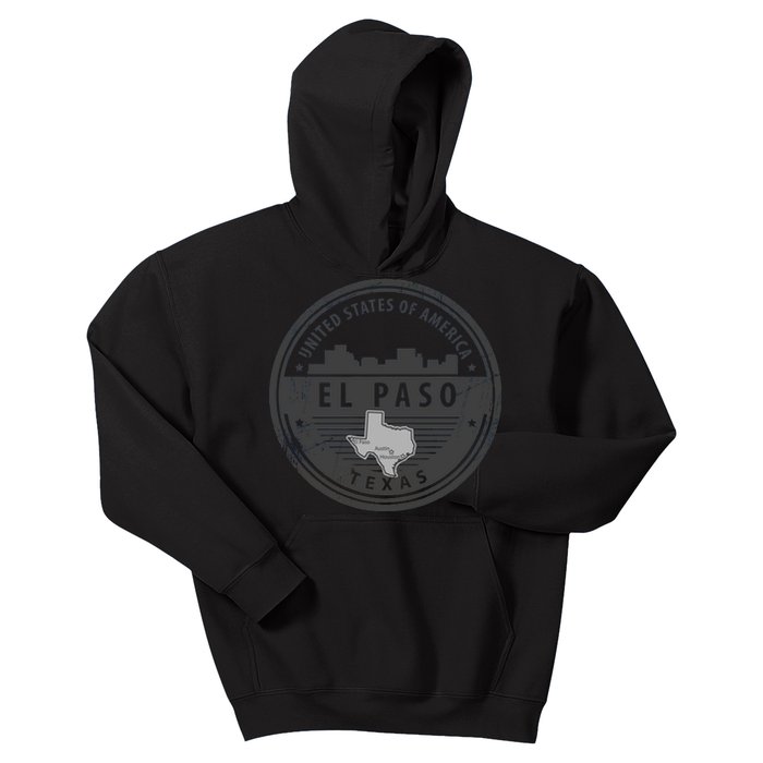 El Paso Texas Kids Hoodie