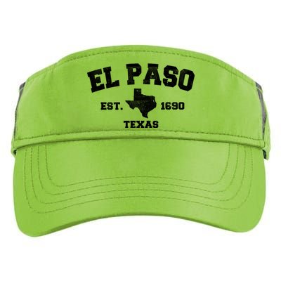 El Paso Texas Est. 1690 Vintage Adult Drive Performance Visor