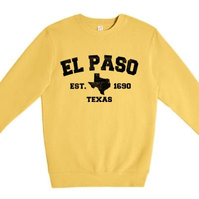 El Paso Texas Est. 1690 Vintage Premium Crewneck Sweatshirt