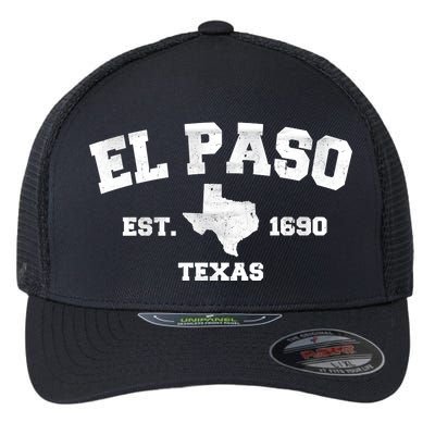 El Paso Texas Est. 1690 Vintage Flexfit Unipanel Trucker Cap