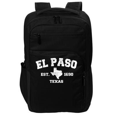 El Paso Texas Est. 1690 Vintage Impact Tech Backpack