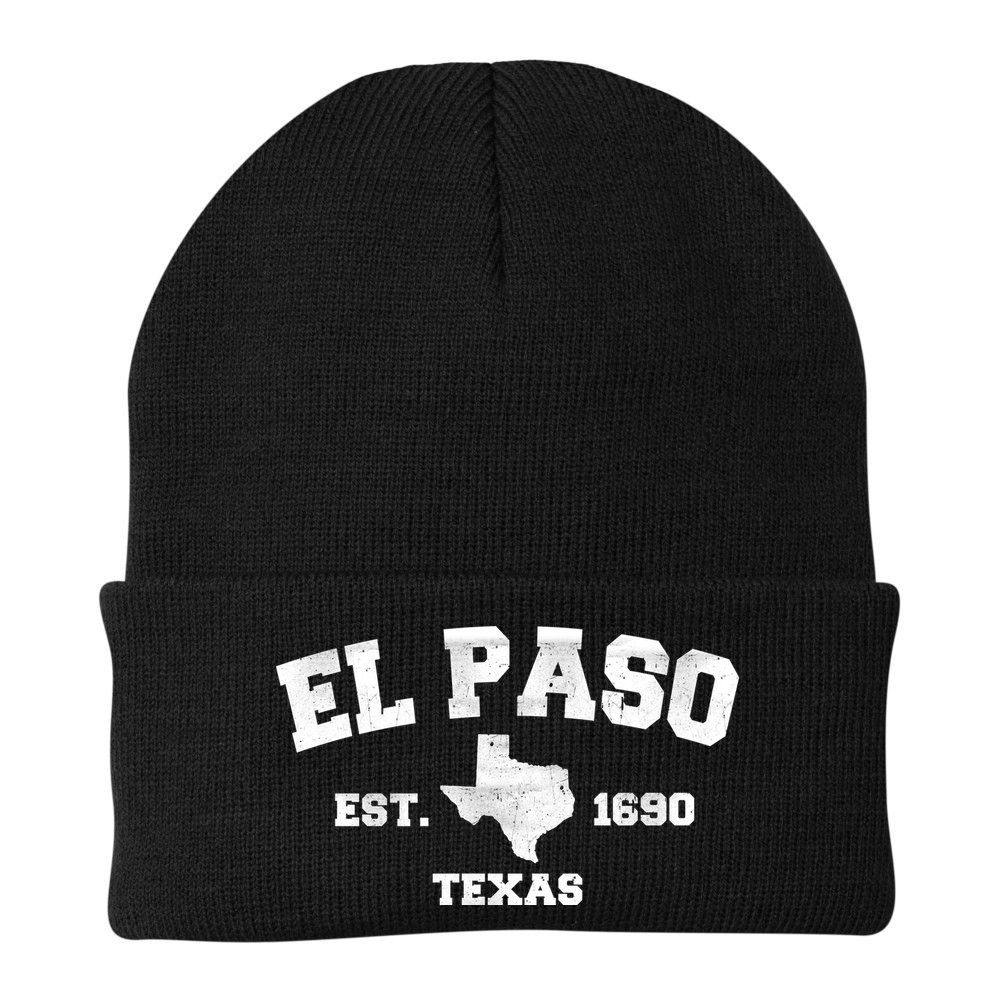El Paso Texas Est. 1690 Vintage Beanie