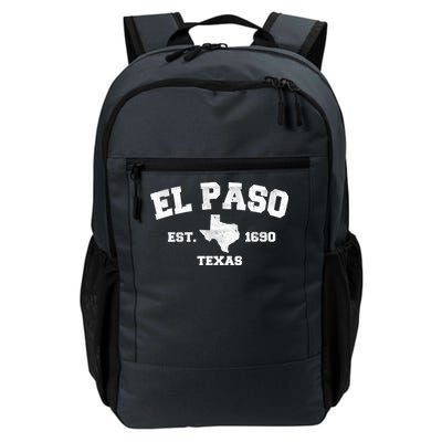 El Paso Texas Est. 1690 Vintage Daily Commute Backpack