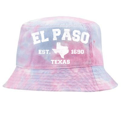 El Paso Texas Est. 1690 Vintage Tie-Dyed Bucket Hat