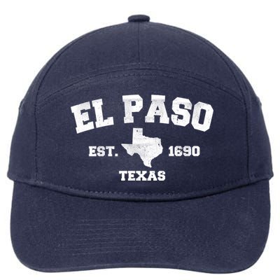 El Paso Texas Est. 1690 Vintage 7-Panel Snapback Hat