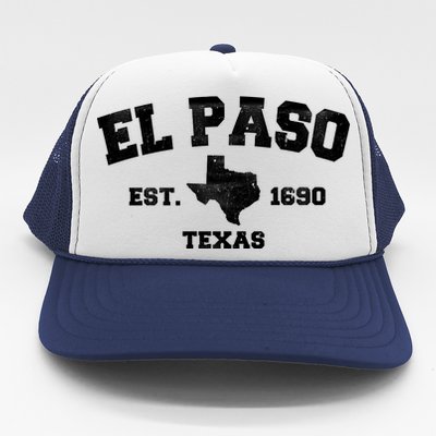 El Paso Texas Est. 1690 Vintage Trucker Hat