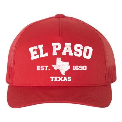 El Paso Texas Est. 1690 Vintage Yupoong Adult 5-Panel Trucker Hat