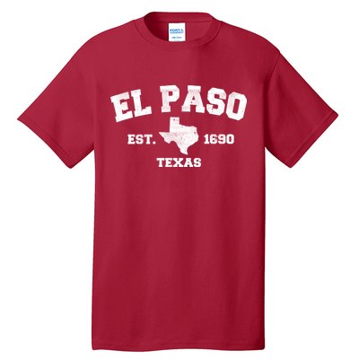 El Paso Texas Est. 1690 Vintage Tall T-Shirt