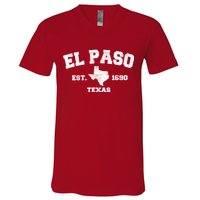 El Paso Texas Est. 1690 Vintage V-Neck T-Shirt