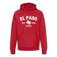 El Paso Texas Est. 1690 Vintage Premium Hoodie