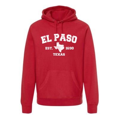 El Paso Texas Est. 1690 Vintage Premium Hoodie