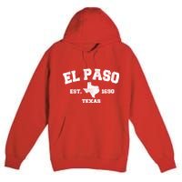 El Paso Texas Est. 1690 Vintage Premium Pullover Hoodie