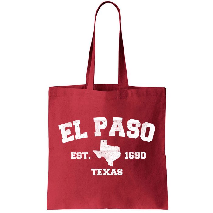 El Paso Texas Est. 1690 Vintage Tote Bag