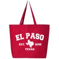 El Paso Texas Est. 1690 Vintage 25L Jumbo Tote