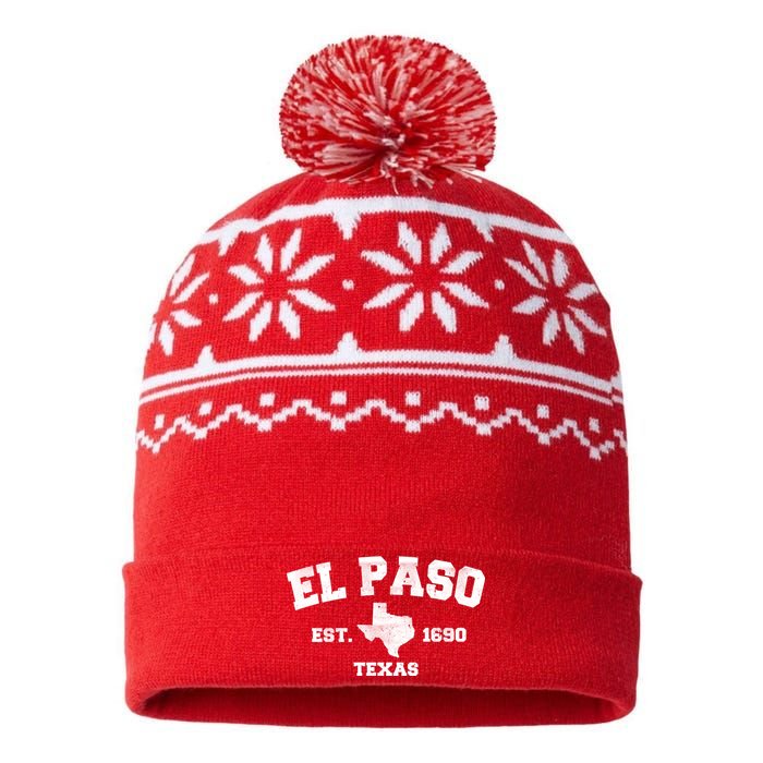 El Paso Texas Est. 1690 Vintage USA-Made Snowflake Beanie