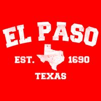 El Paso Texas Est. 1690 Vintage Pom Pom 12in Knit Beanie