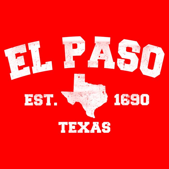 El Paso Texas Est. 1690 Vintage Pom Pom 12in Knit Beanie