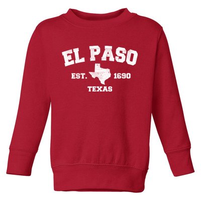 El Paso Texas Est. 1690 Vintage Toddler Sweatshirt