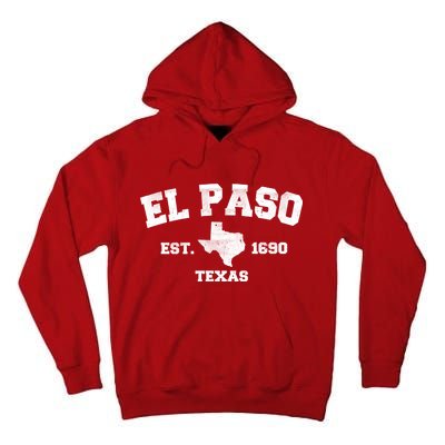 El Paso Texas Est. 1690 Vintage Tall Hoodie