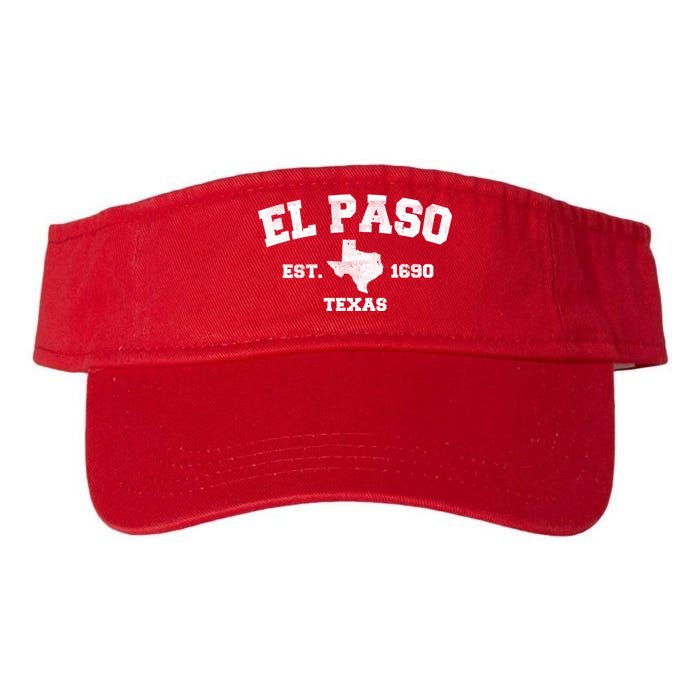 El Paso Texas Est. 1690 Vintage Valucap Bio-Washed Visor