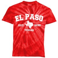 El Paso Texas Est. 1690 Vintage Kids Tie-Dye T-Shirt