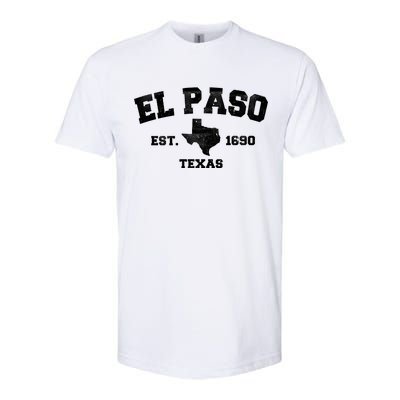 El Paso Texas Est. 1690 Vintage Softstyle CVC T-Shirt