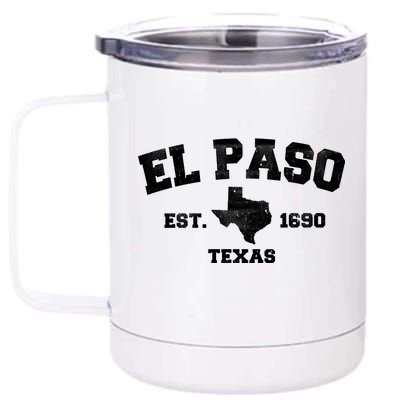 El Paso Texas Est. 1690 Vintage 12 oz Stainless Steel Tumbler Cup