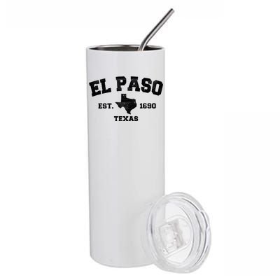 El Paso Texas Est. 1690 Vintage Stainless Steel Tumbler