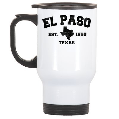 El Paso Texas Est. 1690 Vintage Stainless Steel Travel Mug