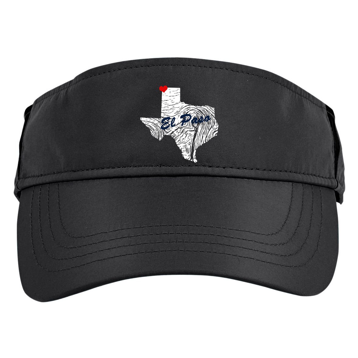 El Paso Texas State Adult Drive Performance Visor