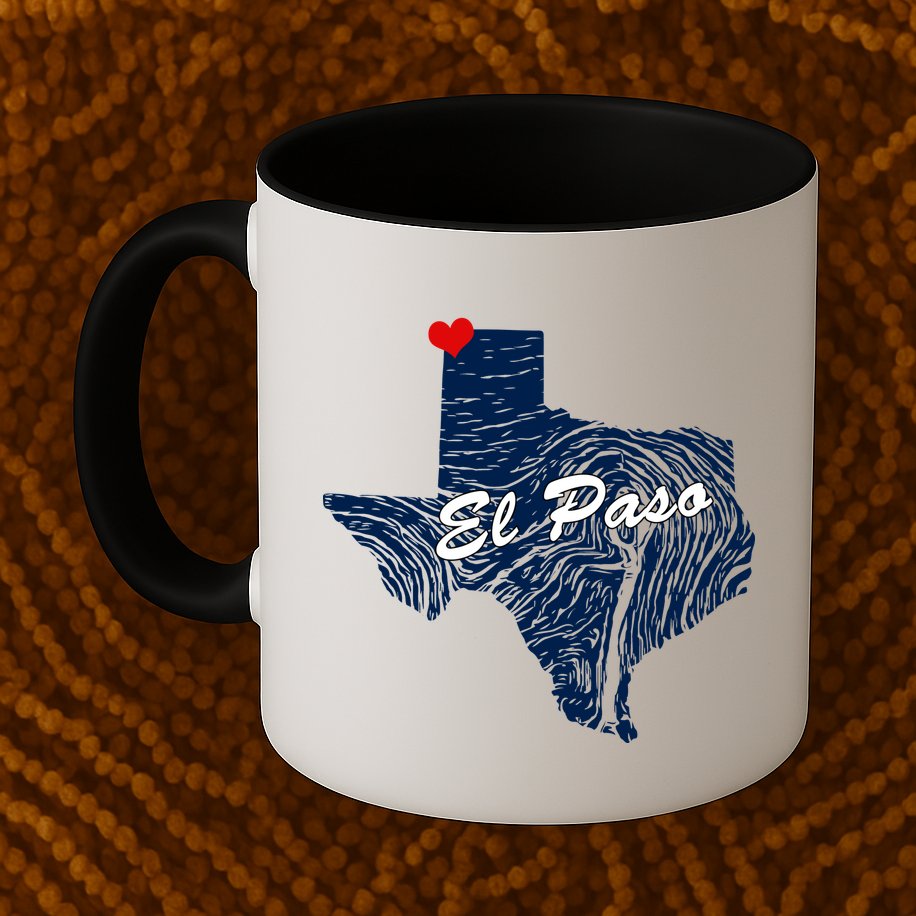 El Paso Texas State Mug