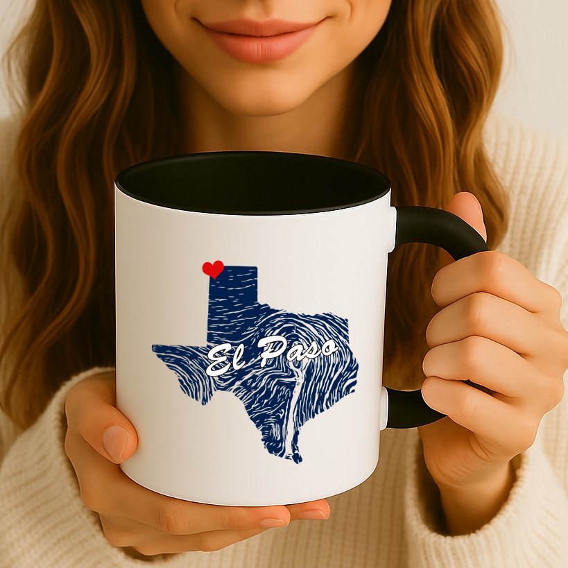 El Paso Texas State Mug