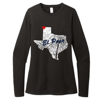 El Paso Texas State Womens CVC Long Sleeve Shirt