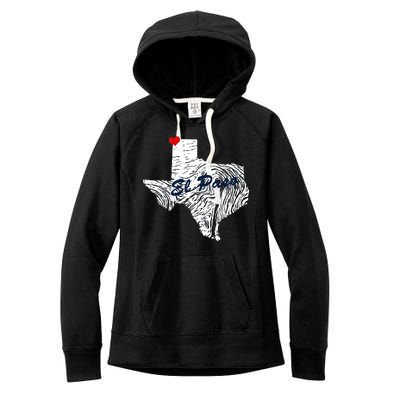 El Paso Texas State Women's Fleece Hoodie