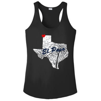 El Paso Texas State Ladies PosiCharge Competitor Racerback Tank