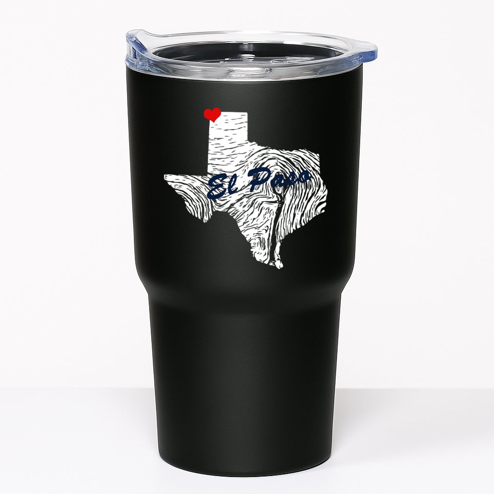 El Paso Texas State Tumbler