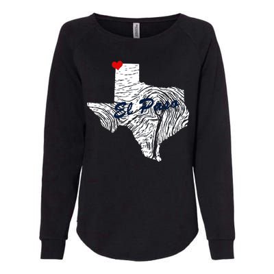 El Paso Texas State Womens California Wash Sweatshirt