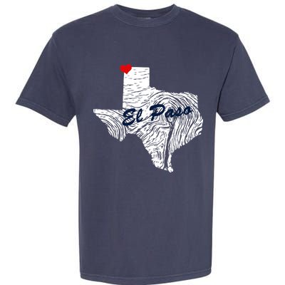 El Paso Texas State Garment-Dyed Heavyweight T-Shirt