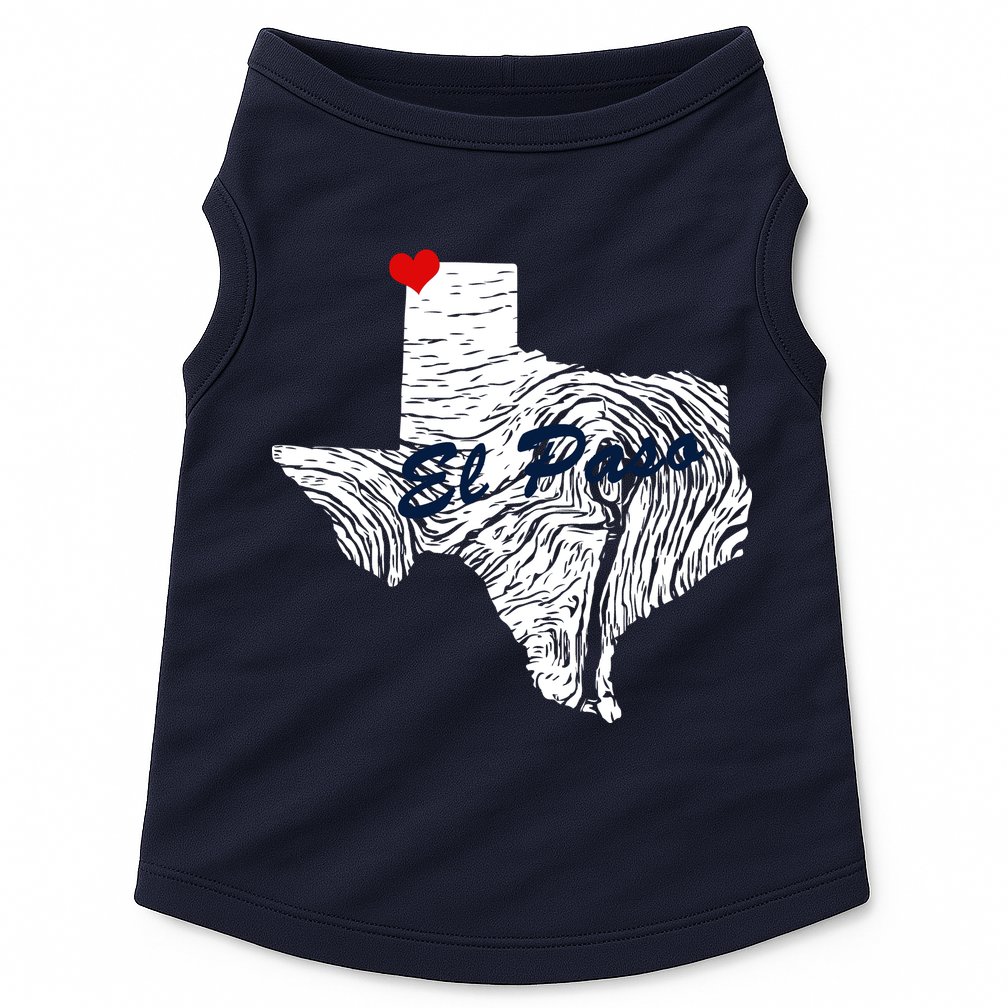 El Paso Texas State Doggie Tank