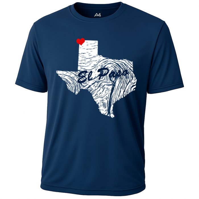 El Paso Texas State Cooling Performance Crew T-Shirt