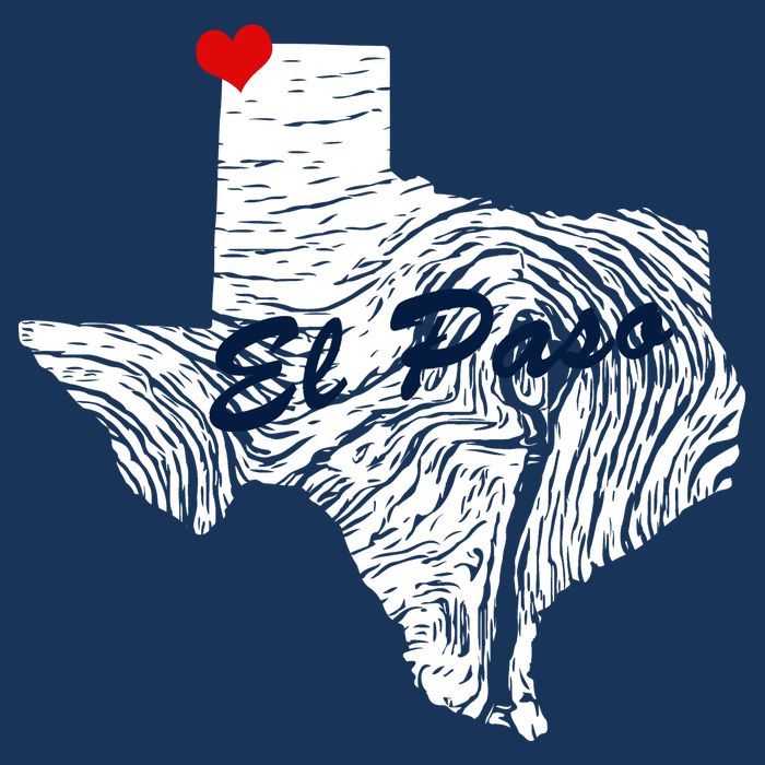 El Paso Texas State T-Shirt